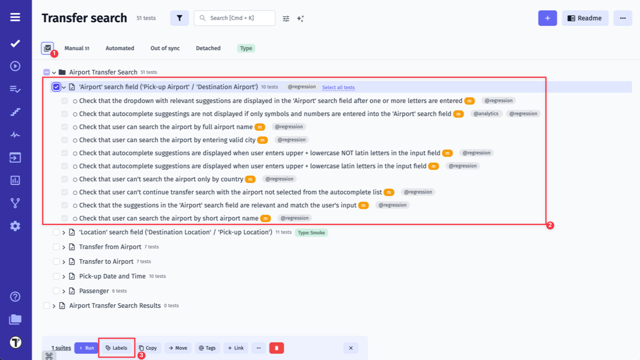 Testomatio - Multi-assign Label &#x26; Custom Field